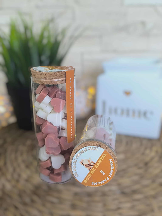 Bois de santal mini coeurs